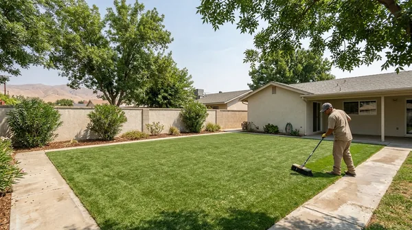Team Bakersfield Turf Installation in Bakersfield