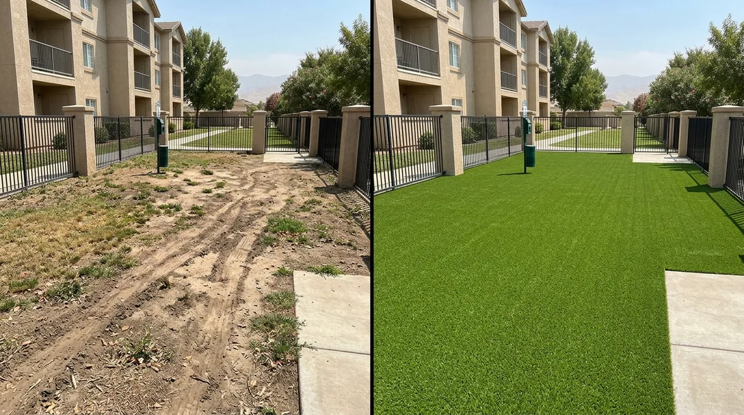 Result artificial grass installation in Bakersfield - Bakersfield Turf Installation